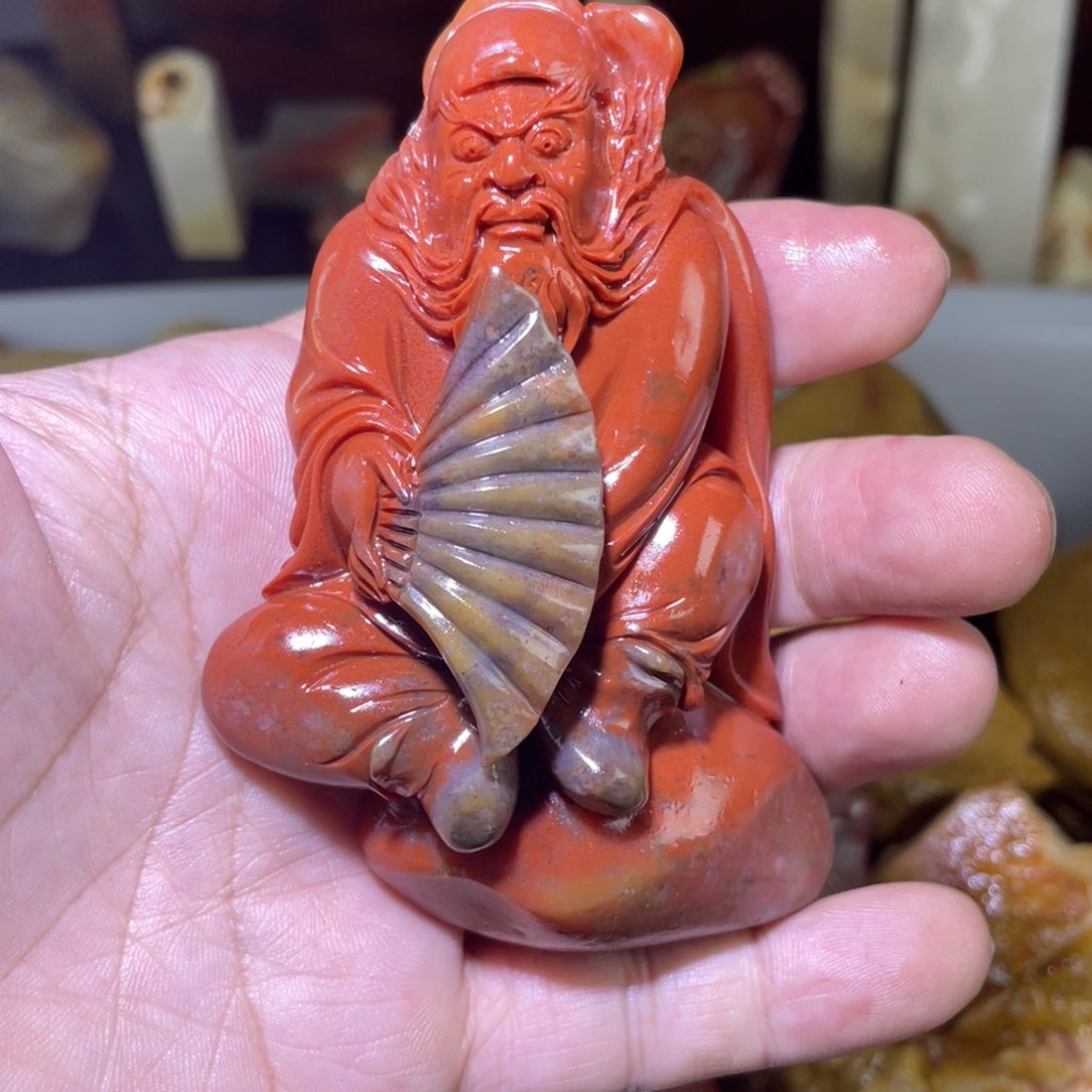 寿山石其他老挝红田