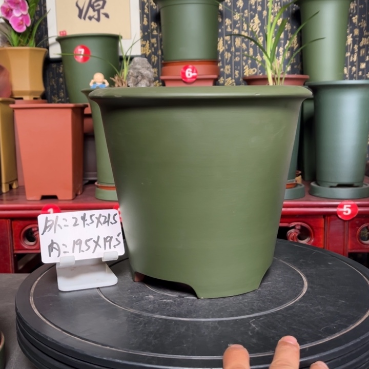 紫砂花盆紫砂花盆