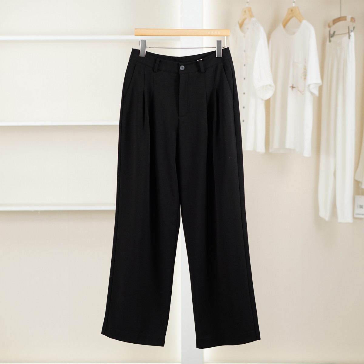 【麦迪尚品•品牌新款】一路童行 31020502简约百搭休闲裤春季女装