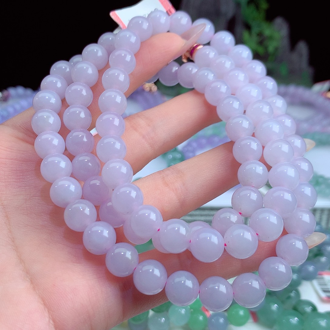 翡翠手链未镶嵌卡9