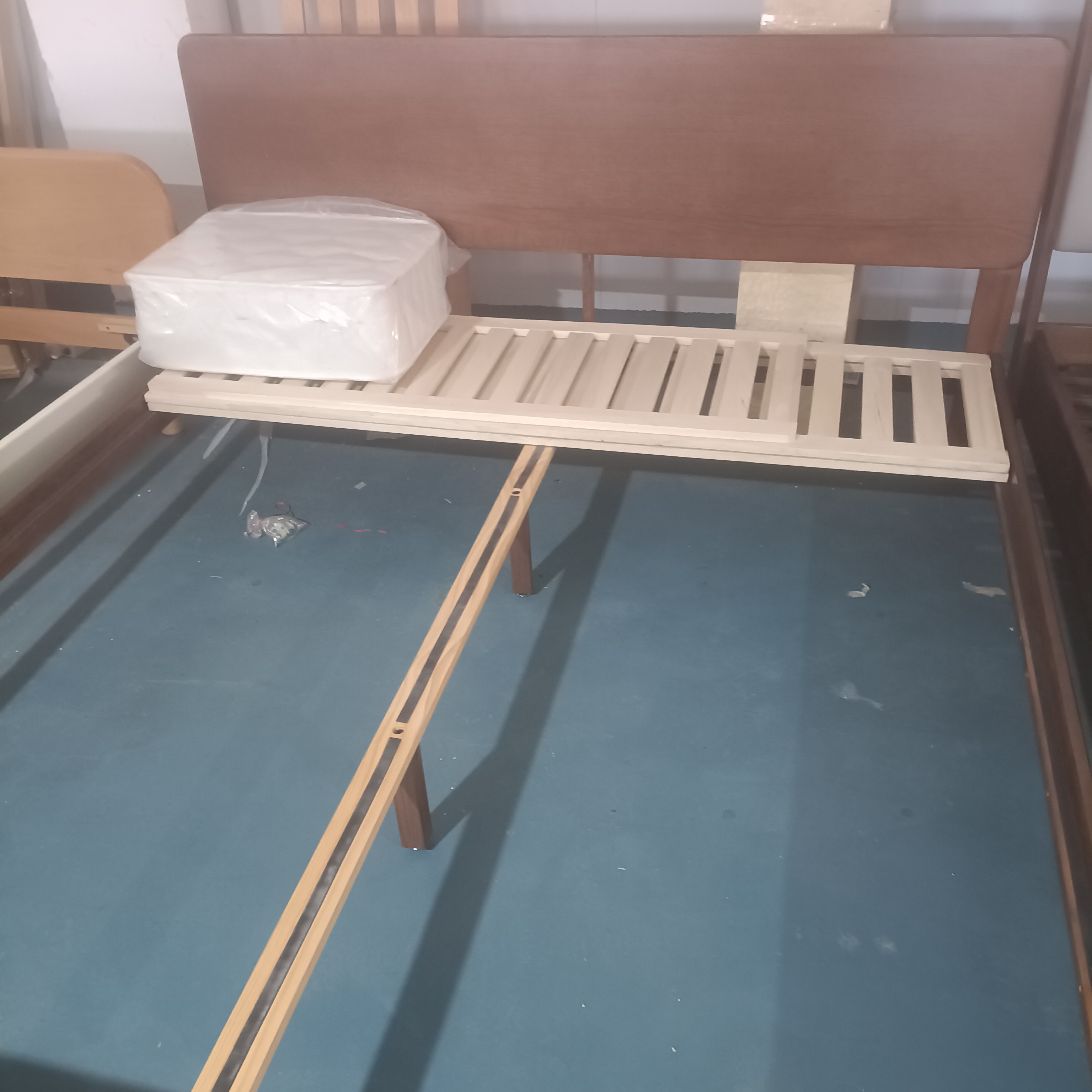 原始原素实木家具1.8米实木床包邮包安装，送软包
