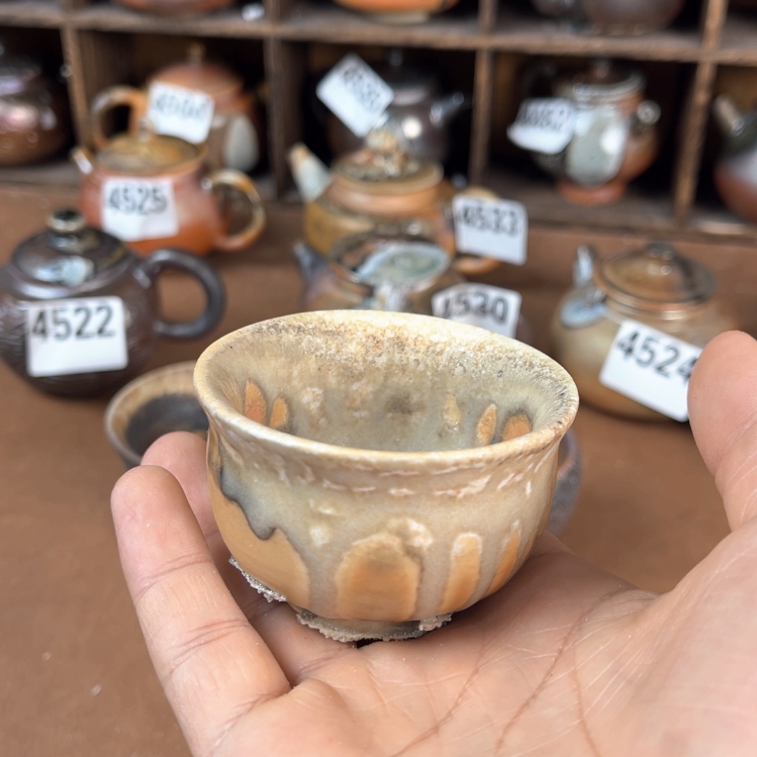 杯柴烧茶器主人杯