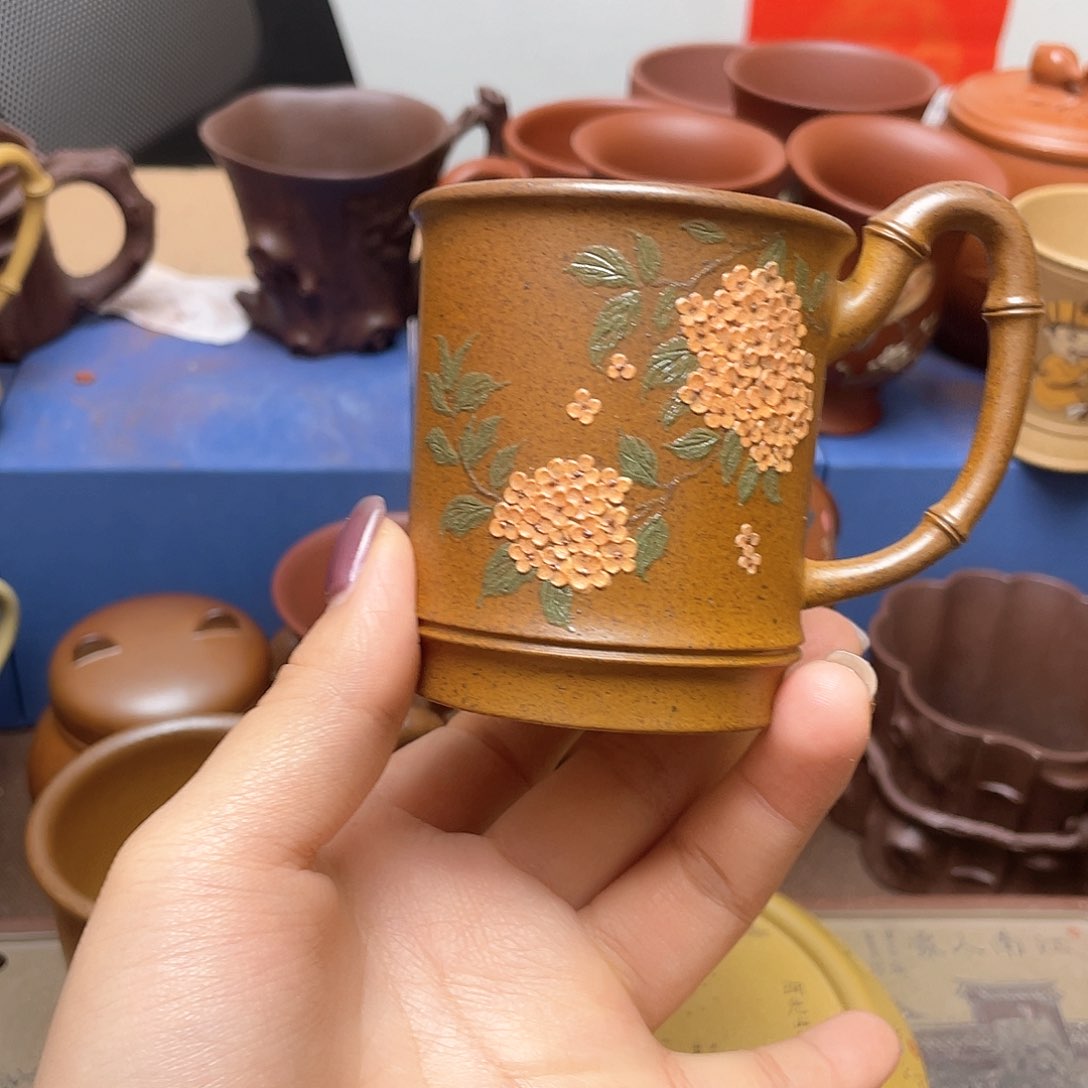 紫砂茶杯紫砂主人杯