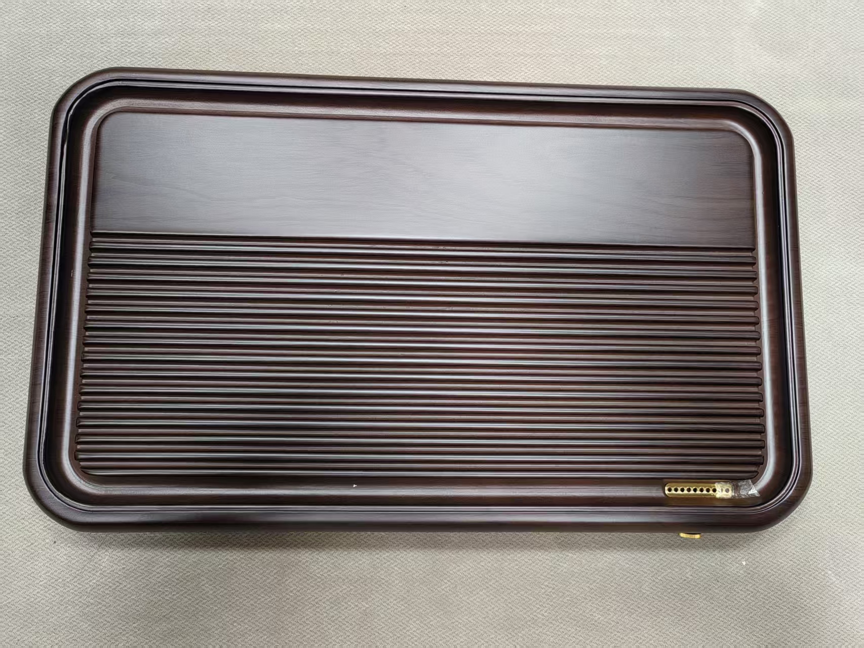 50*30*4景舟黑胡桃色2025新中式茶盘