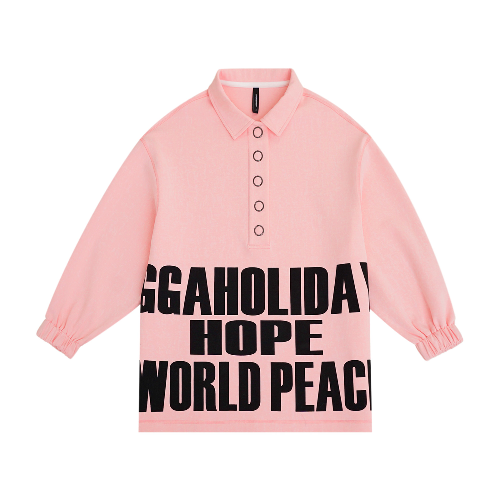 【上新】GGAHOLIDAY时尚休闲秋冬字母POLO翻领百搭显瘦卫衣-161084