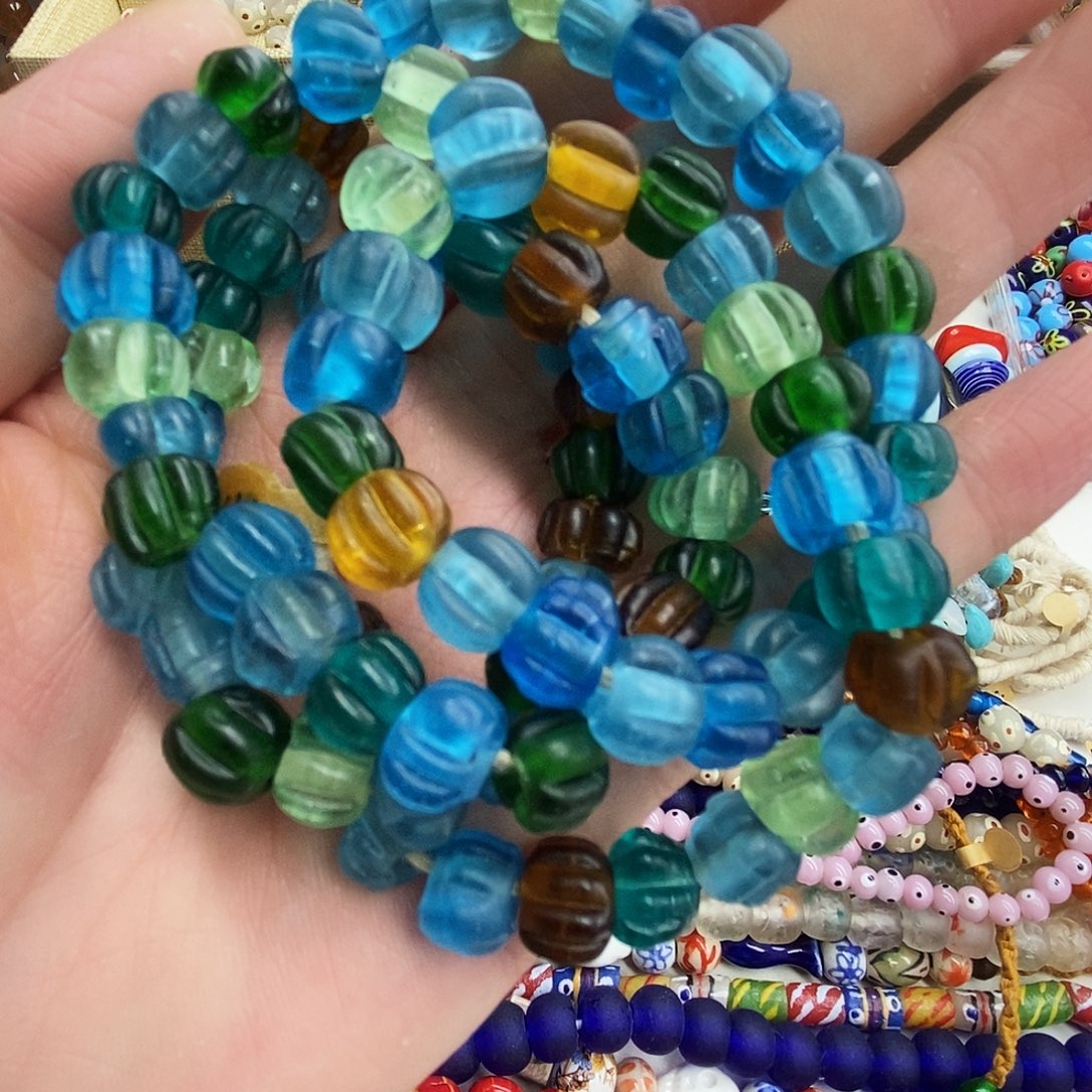 颈饰琉璃尼泊尔南瓜珠