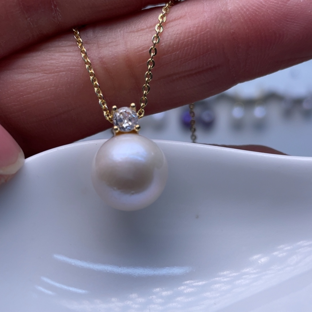 未镶嵌颈饰淡水珍珠