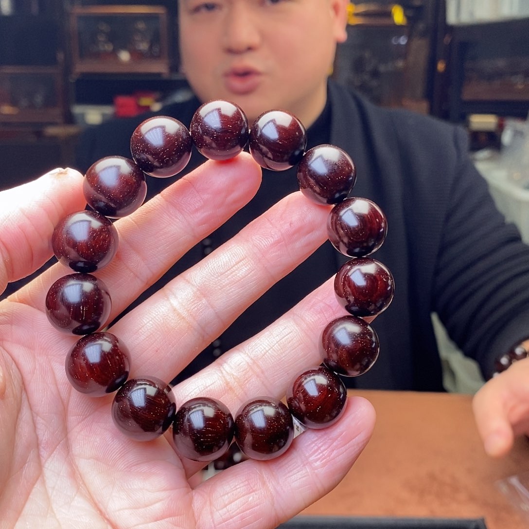 檀香紫檀（小叶紫檀）手串/手链37克