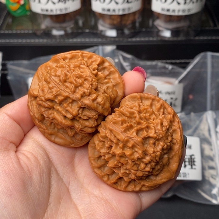 把件文玩核桃官帽50全品