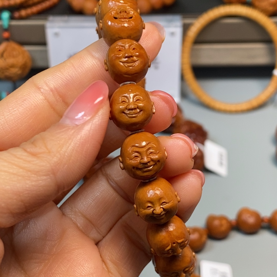 手串/手链橄榄核小籽笑佛定金