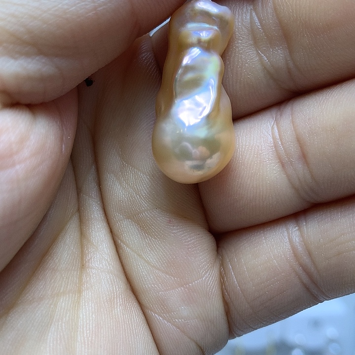 淡水珍珠银S925镶嵌巴洛克