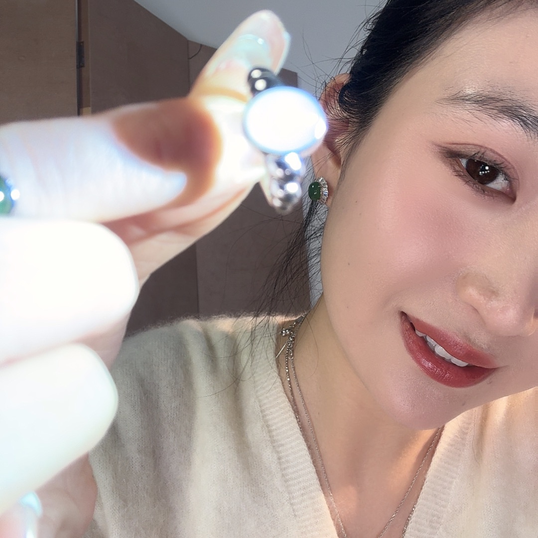 和田玉银S925镶嵌戒指