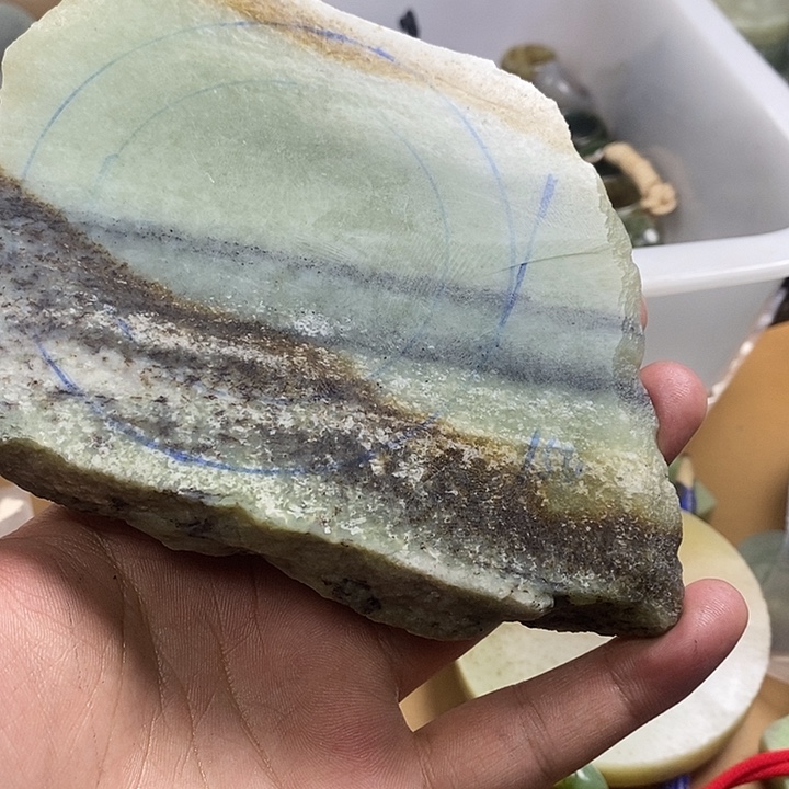 阿***原和田玉（糖玉）未镶嵌珠宝半成品