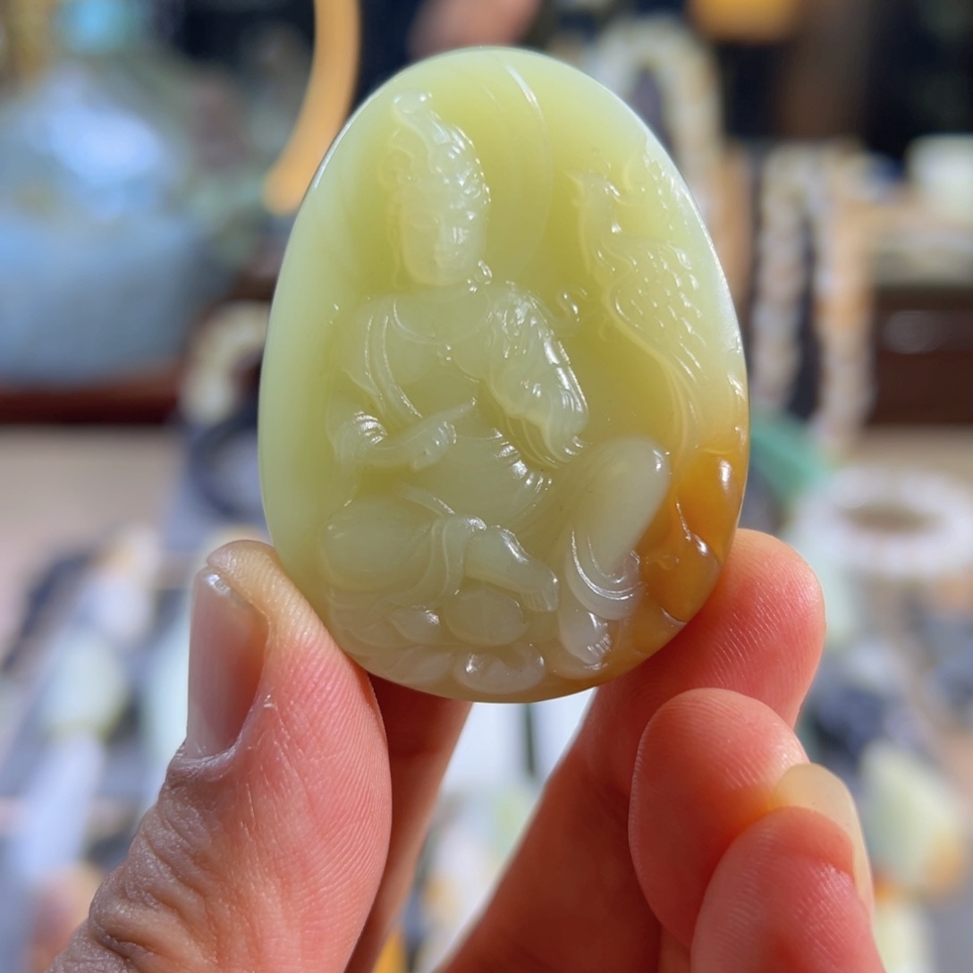 和田玉颈饰未镶嵌且未料