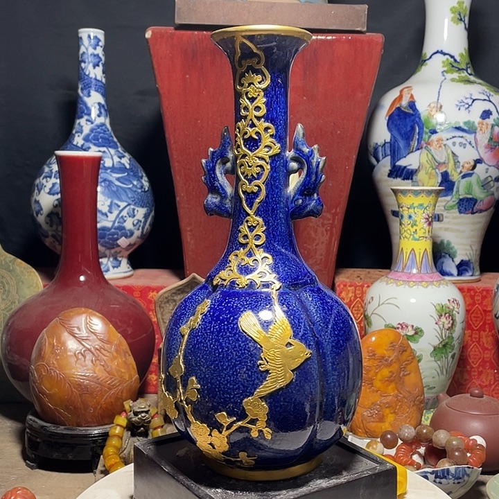 瓷片青花瓷器手工制作