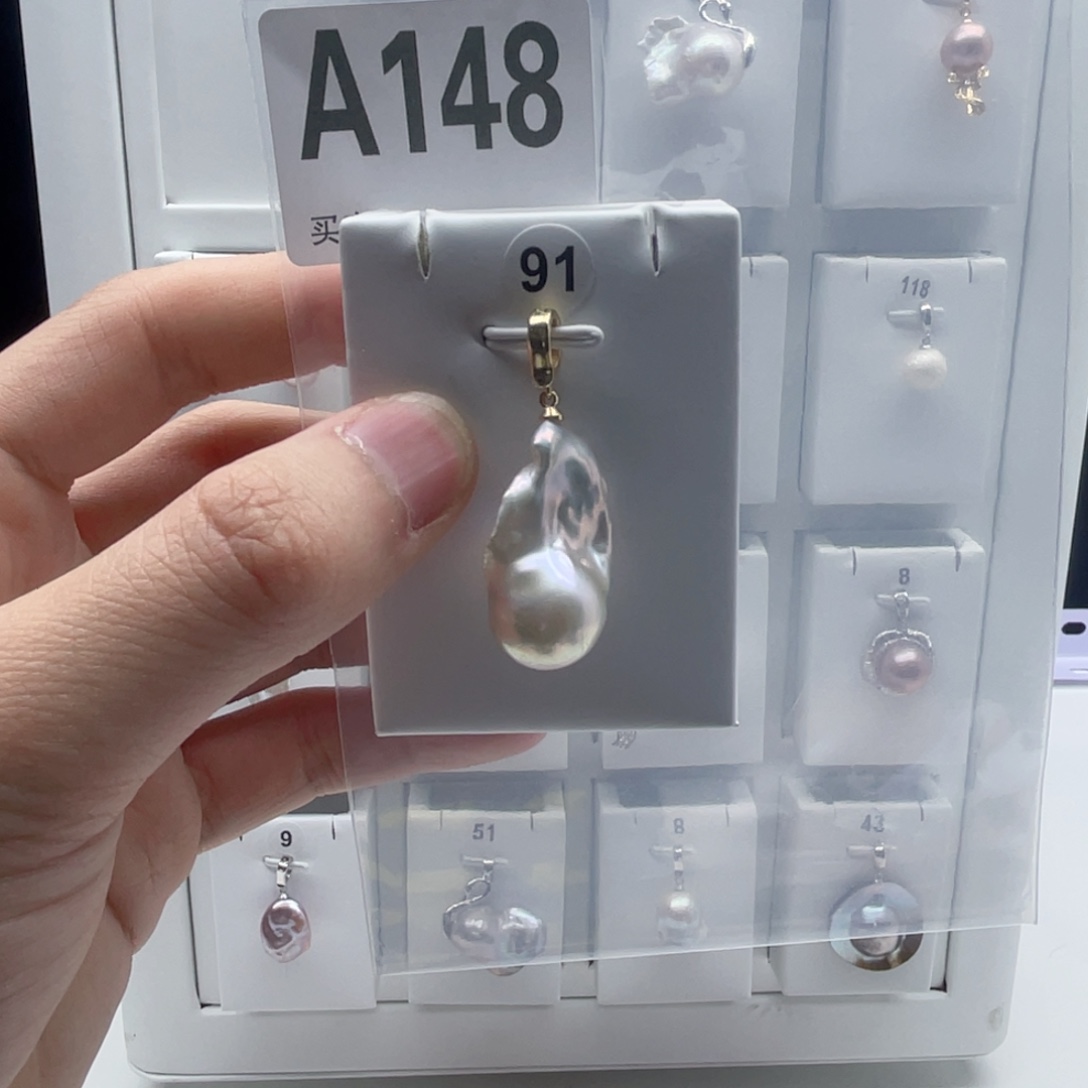 淡水珍珠颈饰合金