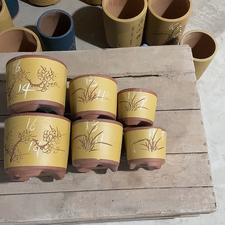 紫砂花盆紫砂花盆