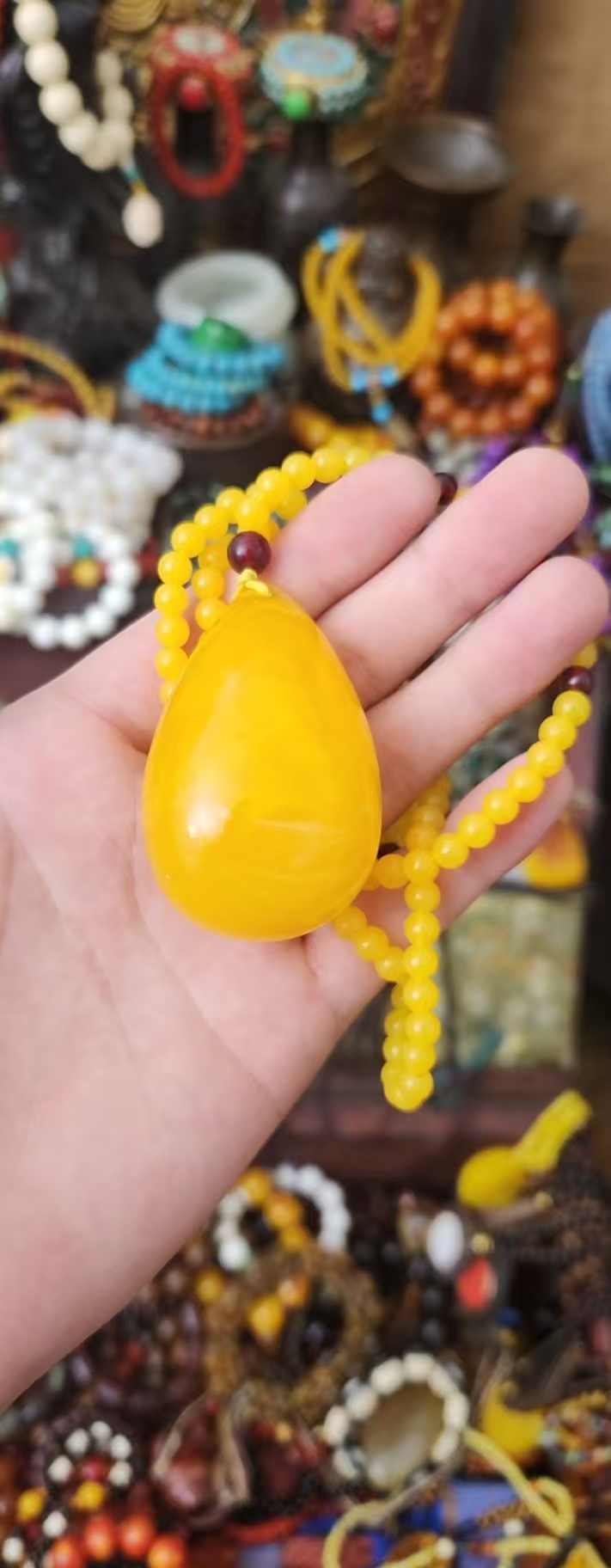 【闪购商品】鸡油黄吊坠