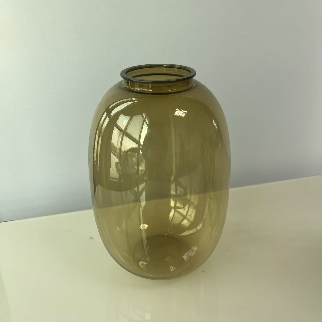 简约浪漫亚克力花瓶仿玻璃瓶绿植插花半透明塑料防摔器皿水培花盆