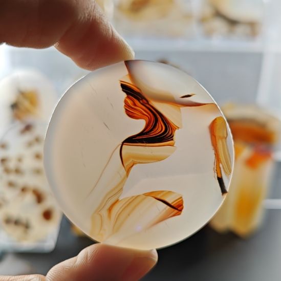 玛瑙/玉髓未镶嵌吊坠(不含链)126号