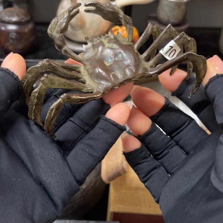 铜中古工艺品摆件