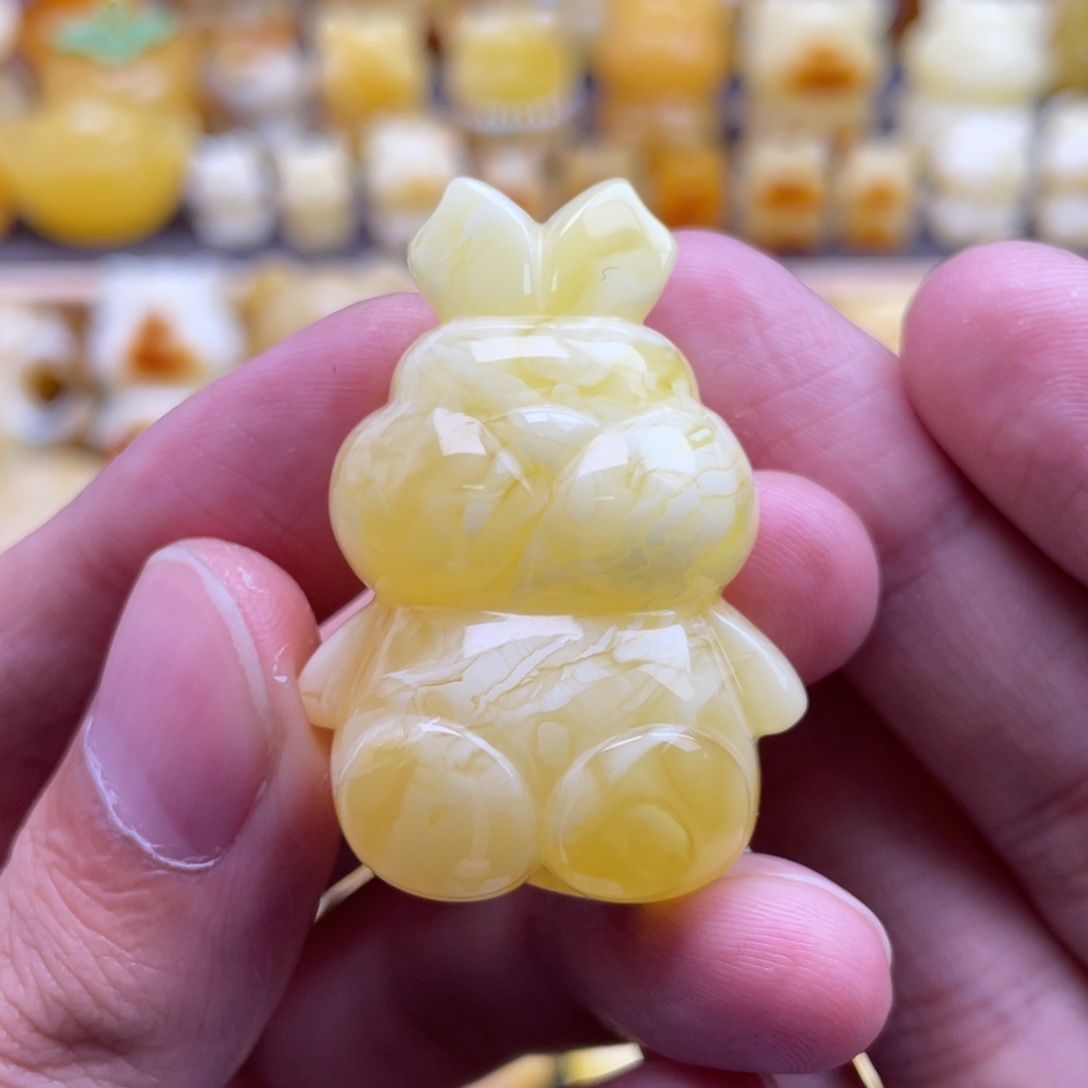 琥珀未镶嵌裸石蜜蜡