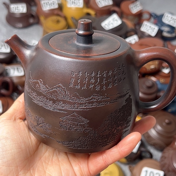紫砂茶壶紫砂微瑕