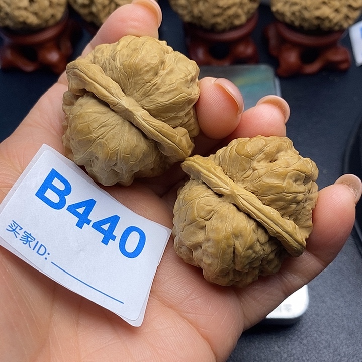 文玩核桃把件蛙蛙4.2