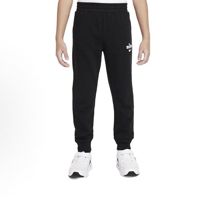 Nike儿童款纯色中腰束脚加绒加厚 黑色FD4985-010 NT5