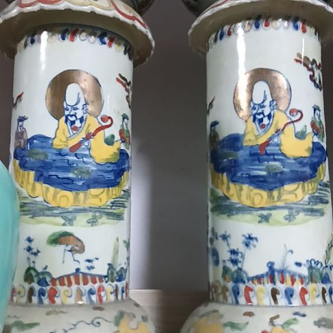 摆件爱***湾陶瓷摆件不固定一对