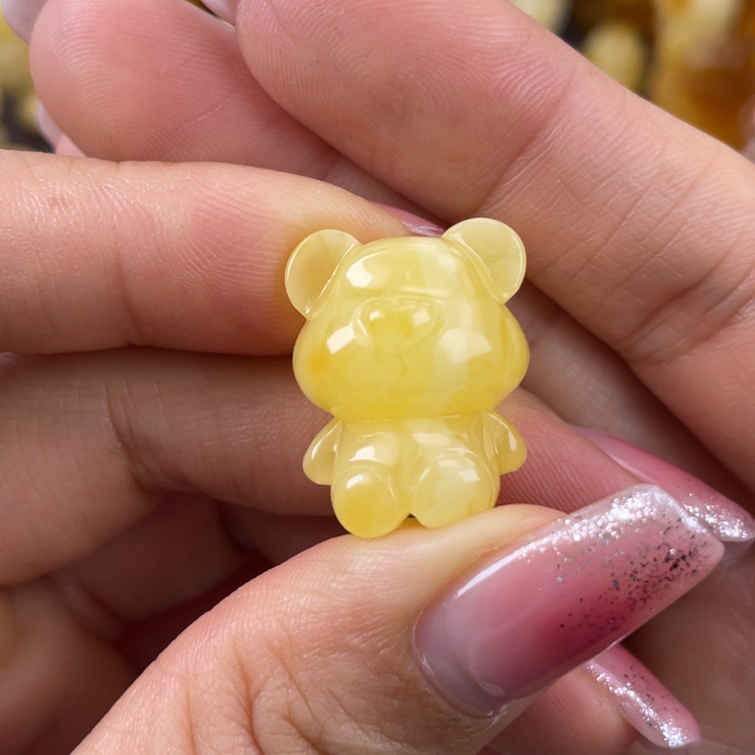 琥珀裸石未镶嵌蜜蜡