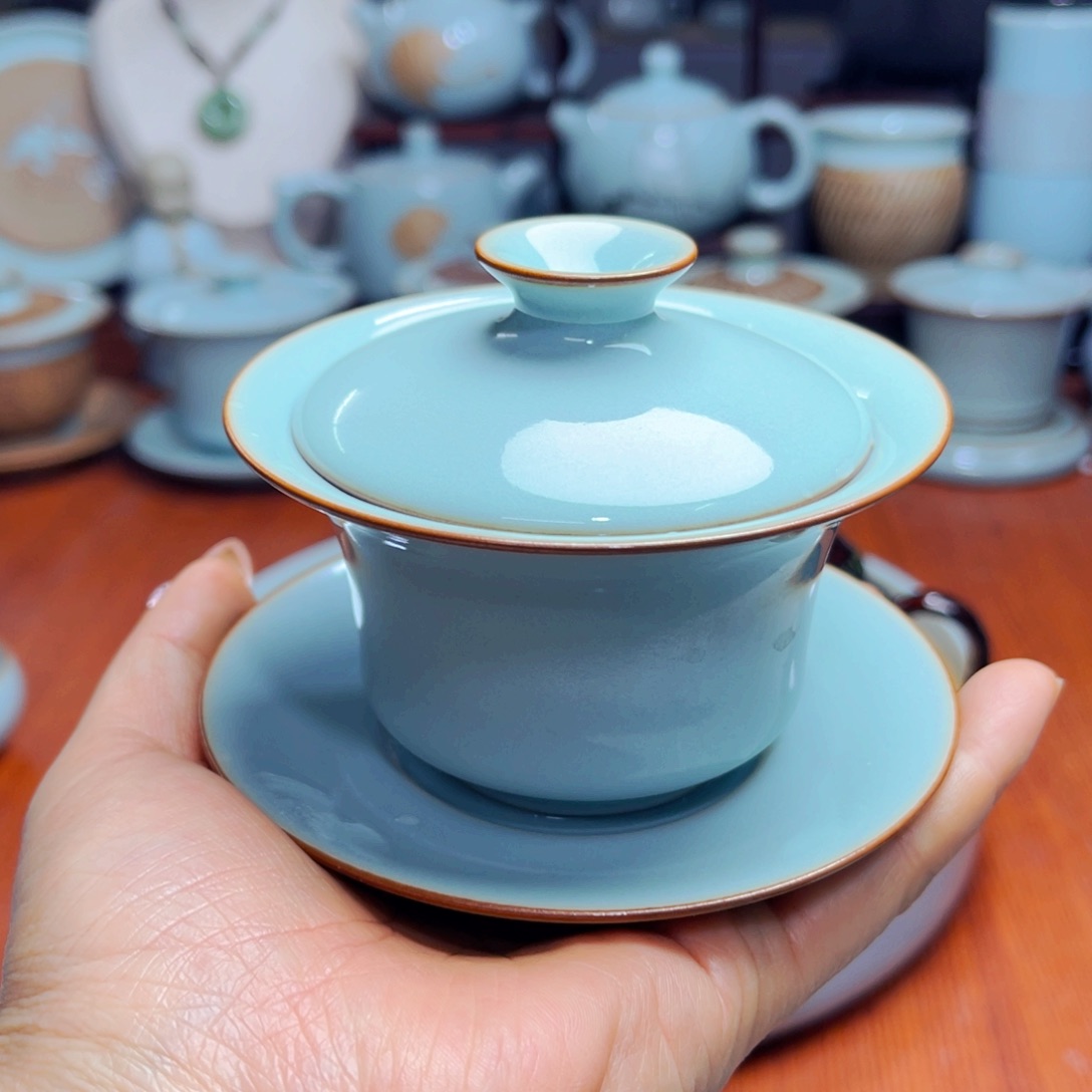 【闪购商品】汝州单壶单杯天青