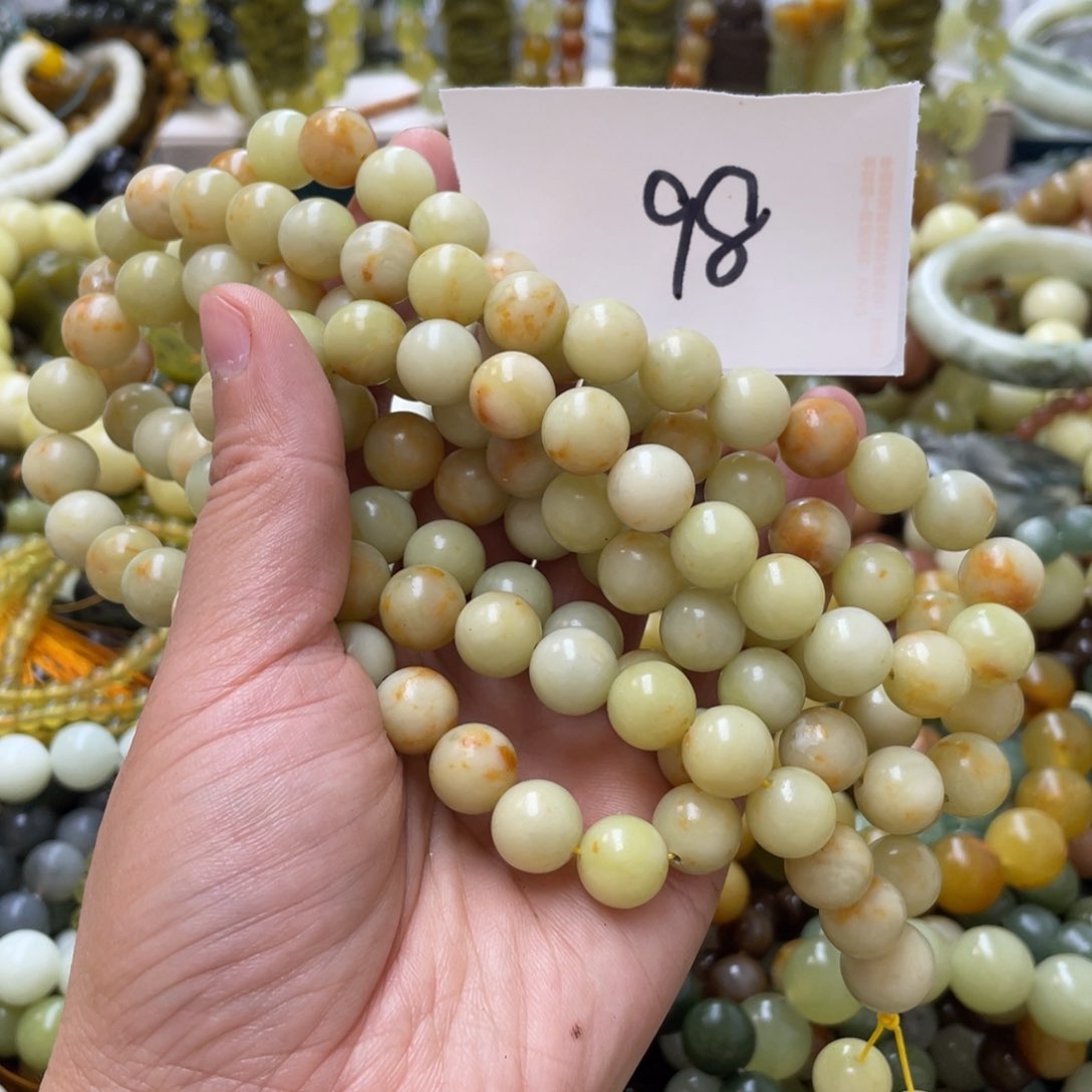 蛇纹石玉手链未镶嵌