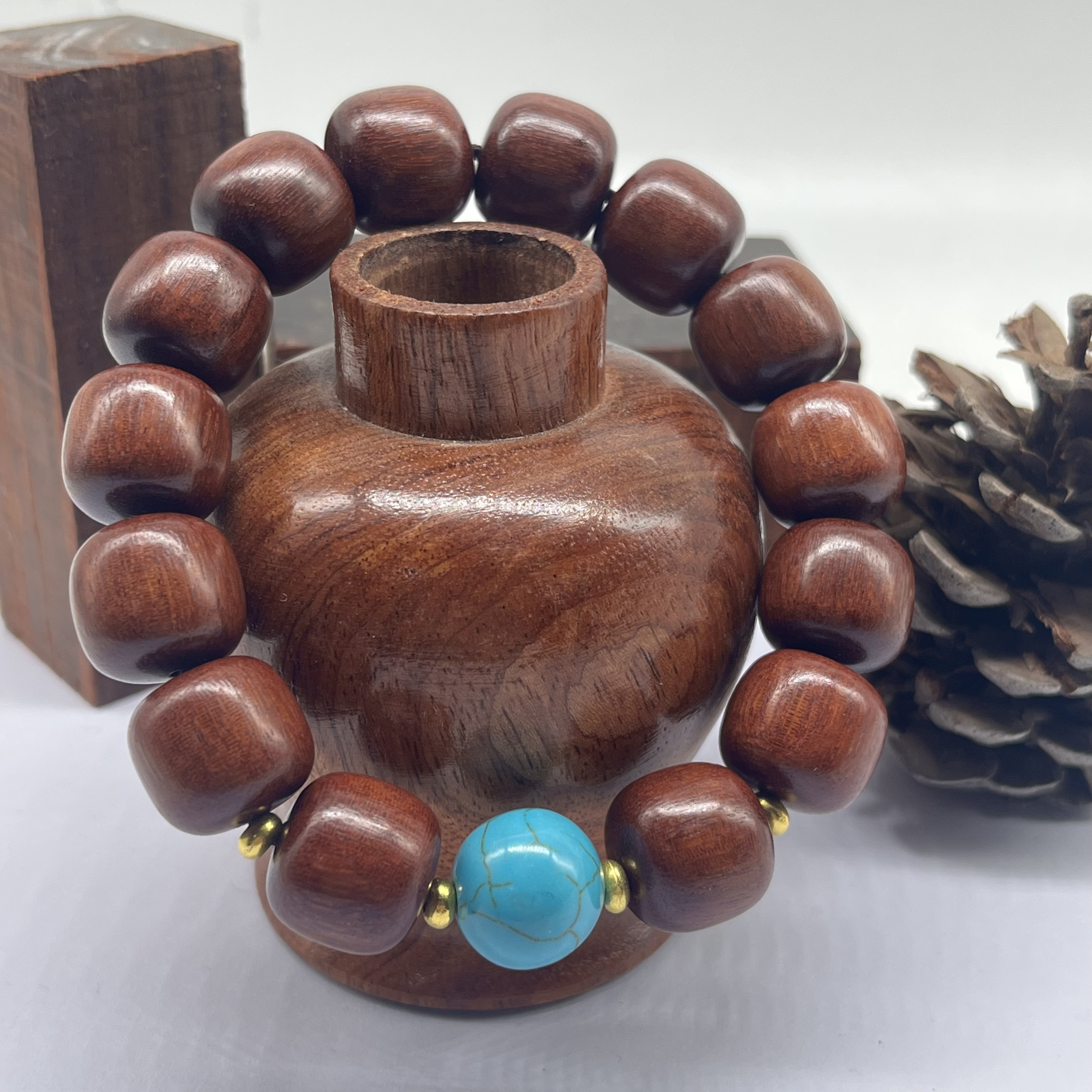 紫檀手串男女款卡15 363 (无礼盒)