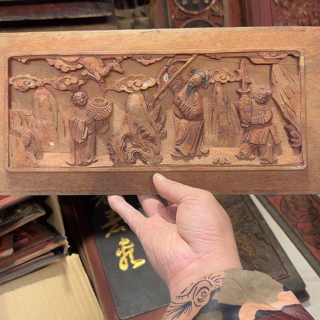 可***是香榧木老木雕花板