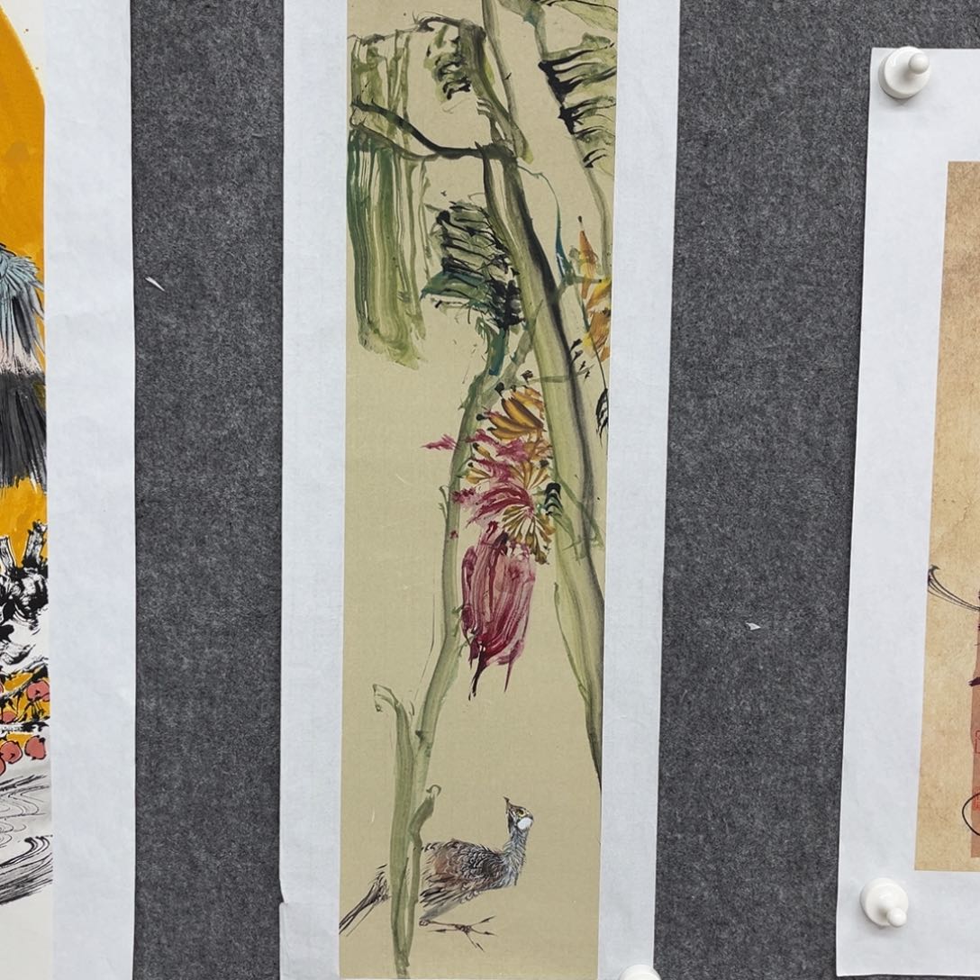 国画醉***忆宣纸和图册均由不得