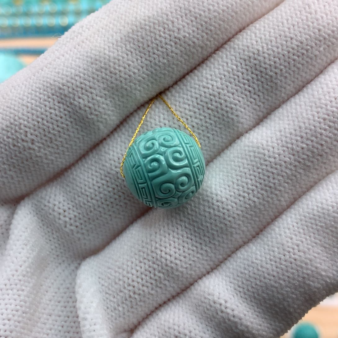 绿松石珠宝玉石未镶嵌