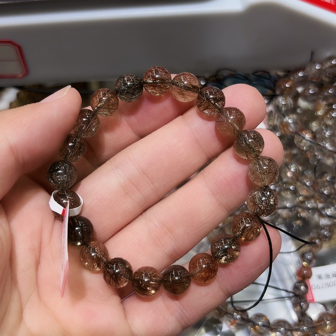 鲤***芭水晶手链未镶嵌水晶