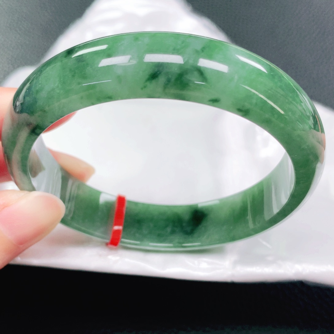 未镶嵌手镯翡翠59圈