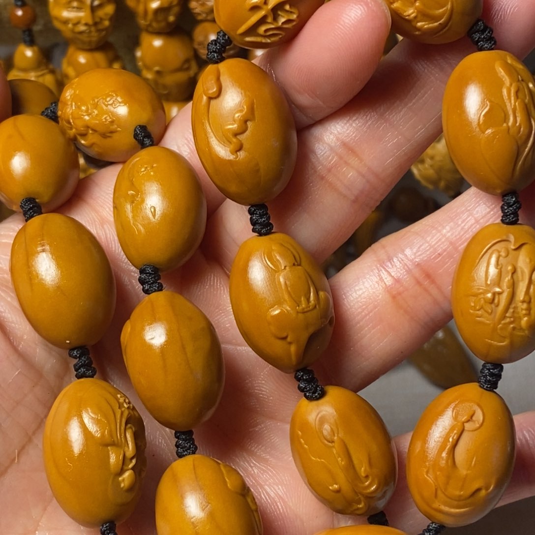 橄榄核手串/手链无相佛手持