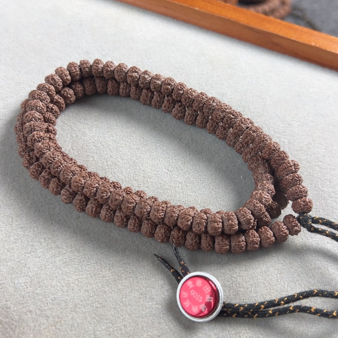 手串金刚菩提平细108尺寸7.6