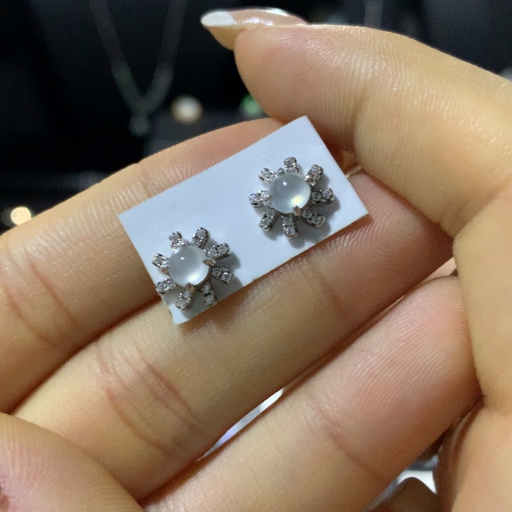 翡翠银S925镶嵌戒指