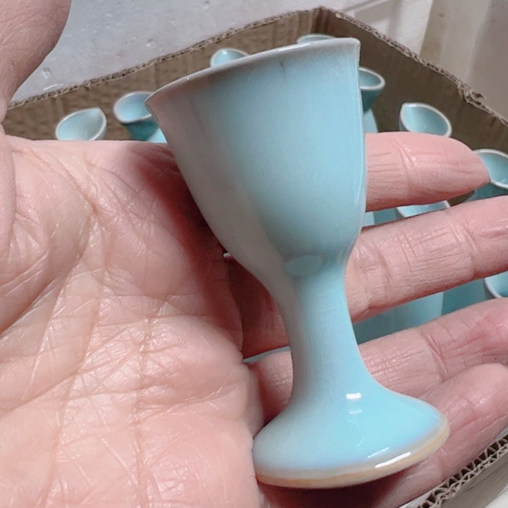 杯汝瓷原产地生产瑕品