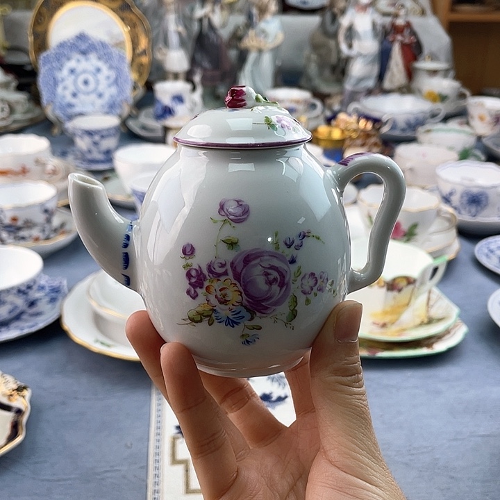 中古欧瓷瓷器小房子
