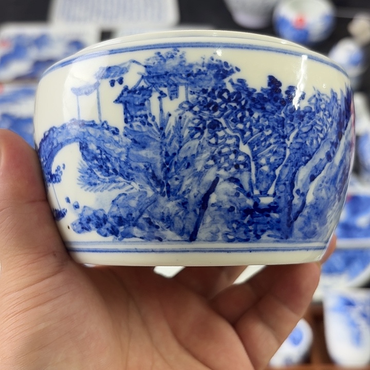 無***号瓷片景德镇瓷器手工手绘