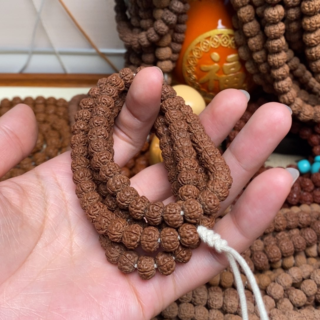 金刚菩提吊坠红*Q纯血老树王母树108卡8