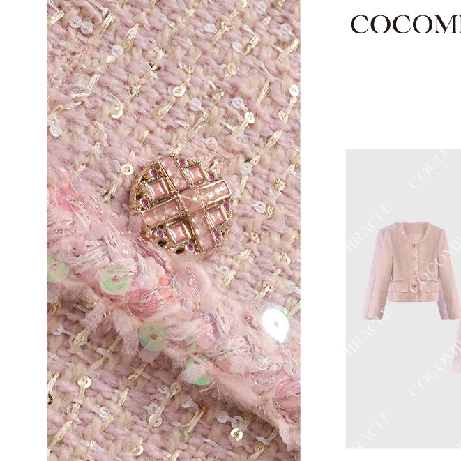 【董小姐】秋季新款气质浪漫外套董 QL6WT9320