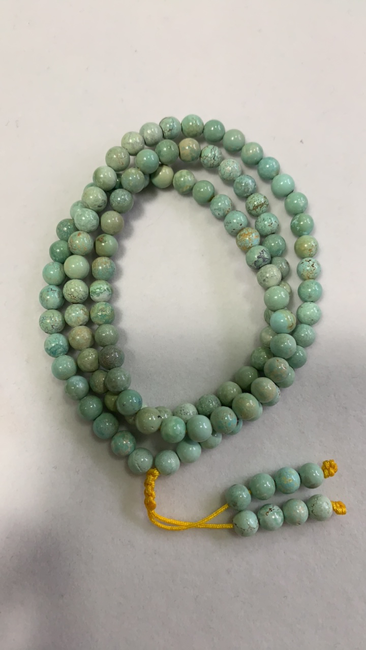 天然原矿绿松石多圈