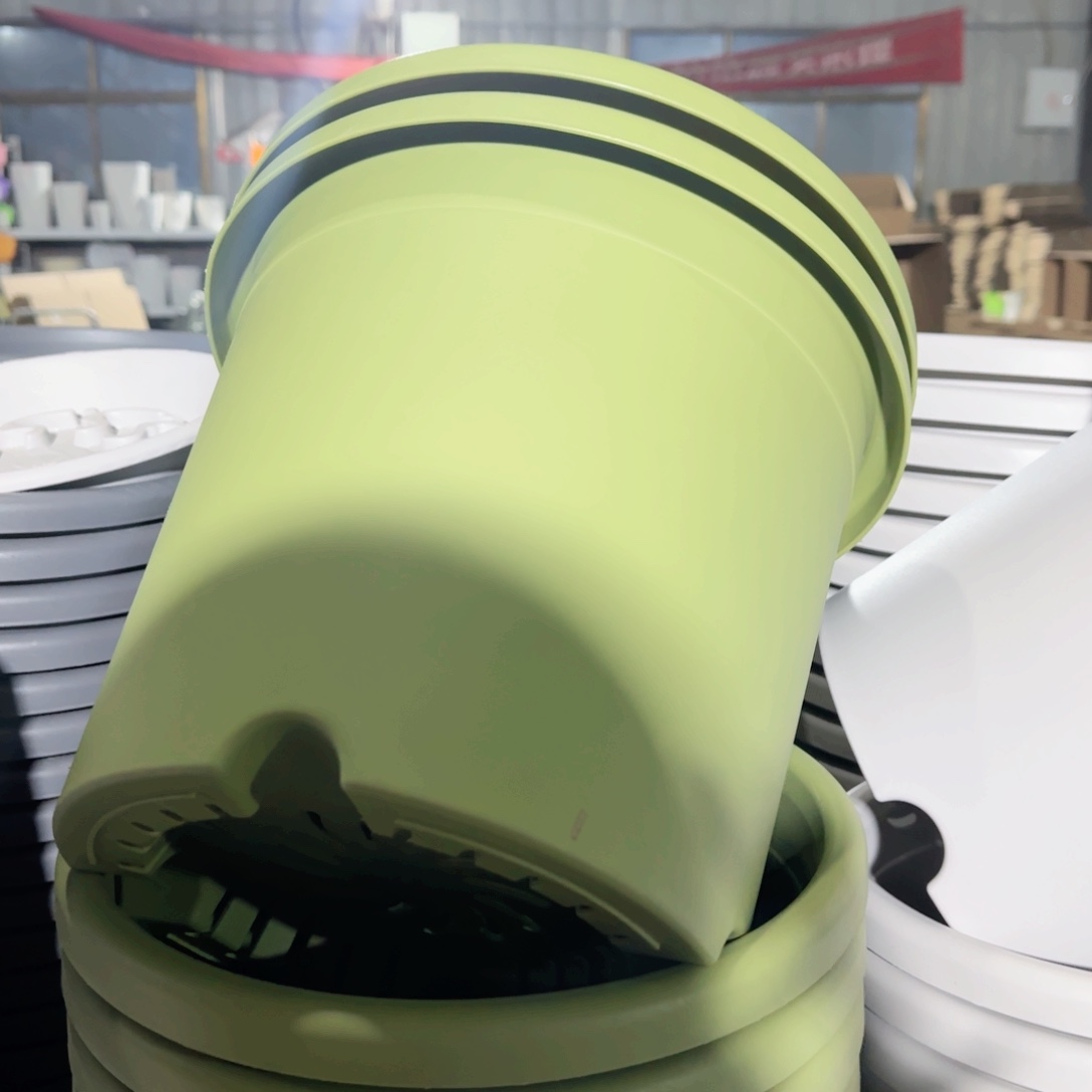 树脂四季盆5#无拖果绿微瑕6