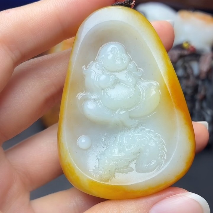 和田玉玉石挂件N1222拍一发一